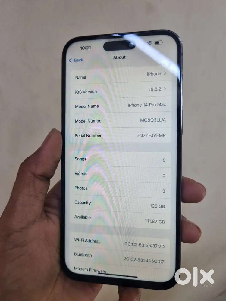 Iphone 14promax 128gb dual esim only mobile