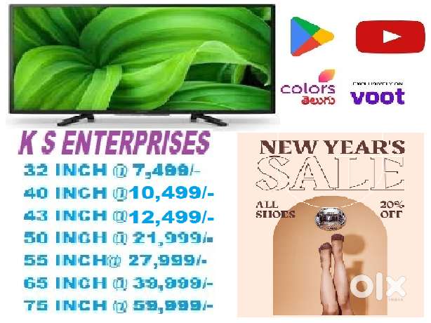 32 inches SMART LED TV, FULL HD IN 7499/- ONLY.