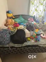 King size bed with mettress