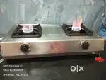 Double stove gas is in good working condition