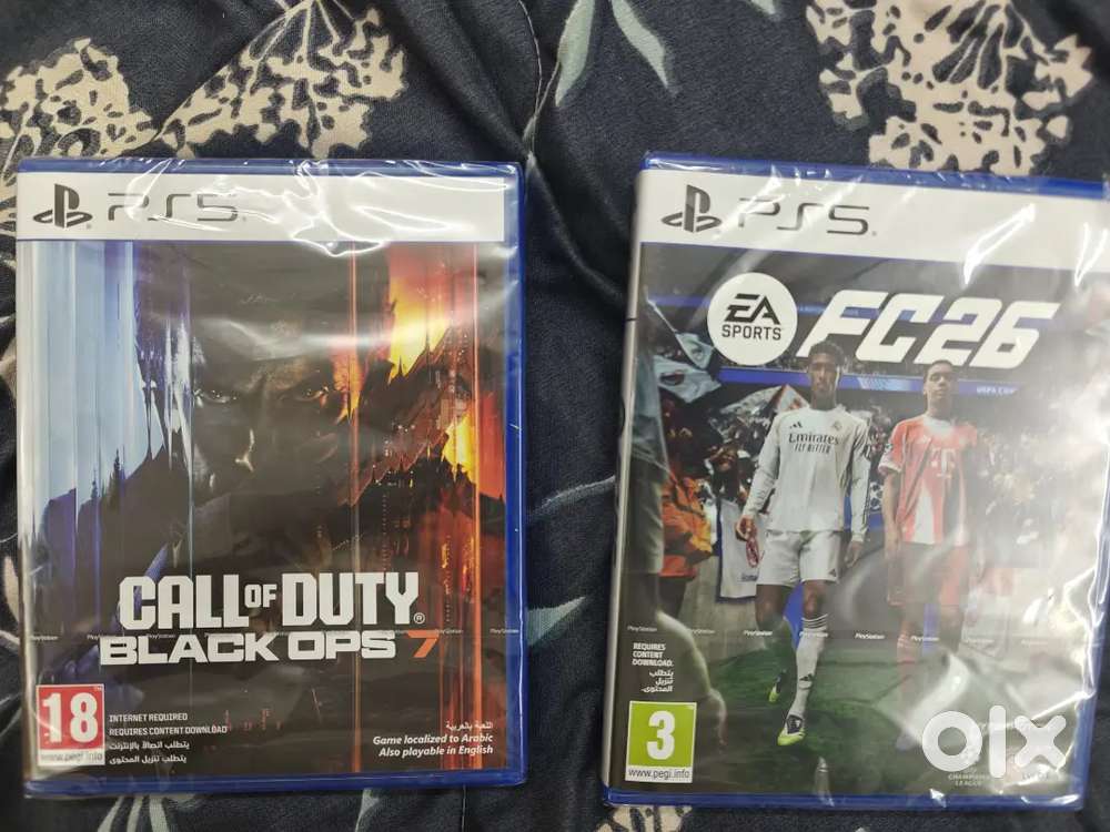 PlayStation 5 Fc 26 Disc & Call of Duty Black ops 7