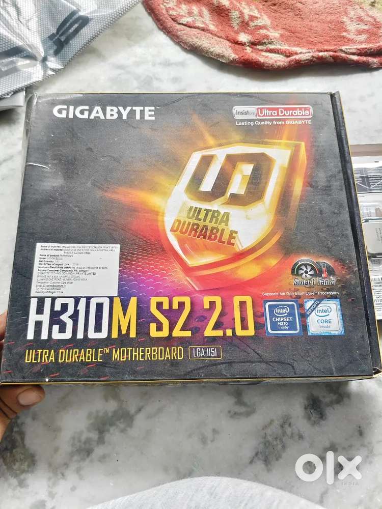 Gigabyte h310 /Intel i3 9100f/Corsair Ddr 4 ram 8gb/cabinet/printer