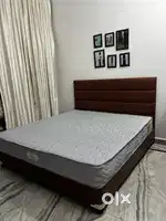 Springfit Queen Size Leather Bed + Springfit Spring Mattress Combo