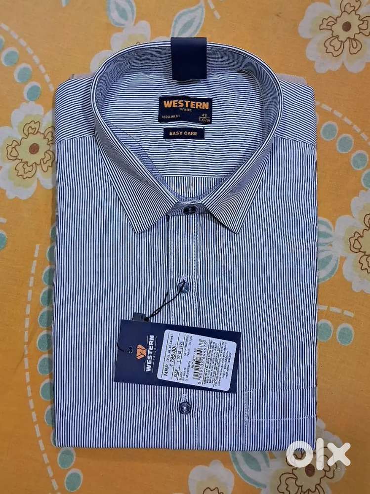 Men stripped check shirt