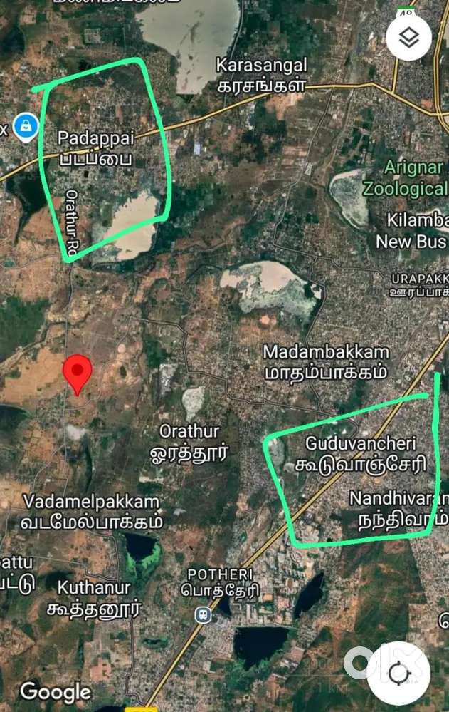 Guduvanchery near plots for sale