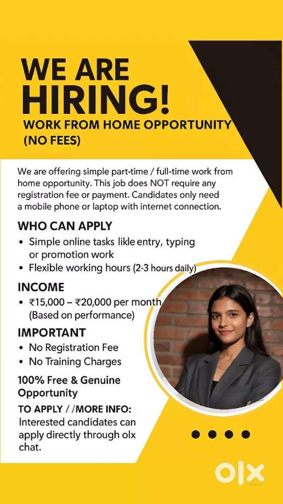 Work from home-best opportunity students/job seekers to earning income