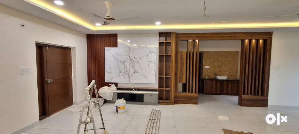 3bhk new semi furniture flat for rent in madhapur