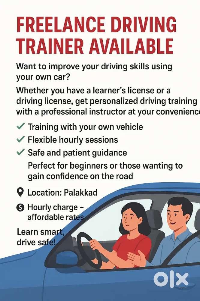 Freelance Driving Trainer Available