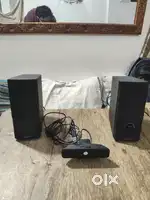 Bose speakers, Logitech webcam,adaptor 5g,Air mouse,Movies Blueray Dvd