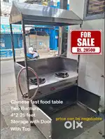 Stainless Chaines 2Burnur table