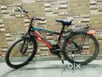 New cross cycle black and orange colour