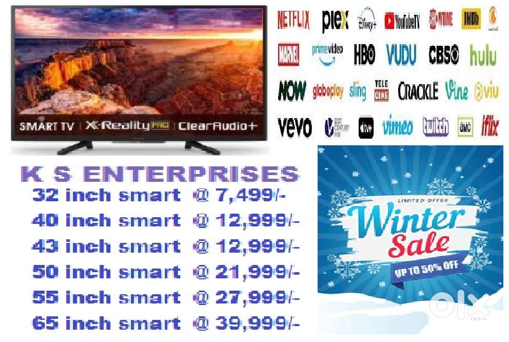 43 INCHES  SMART, 4K UHD LED TV IN 12,999 ONLY