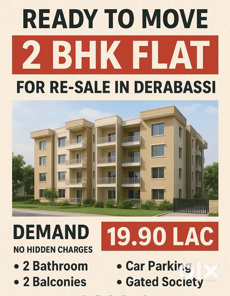 2 BHK Flat for Sale in Derabassi