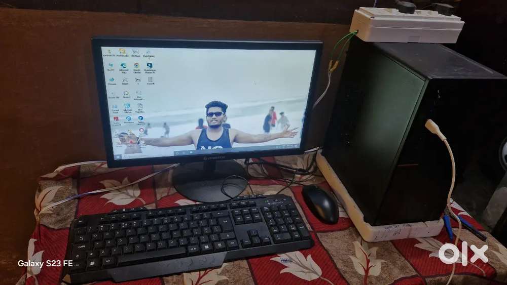 Intel i3 processor 19 inch monitor zebster computer set