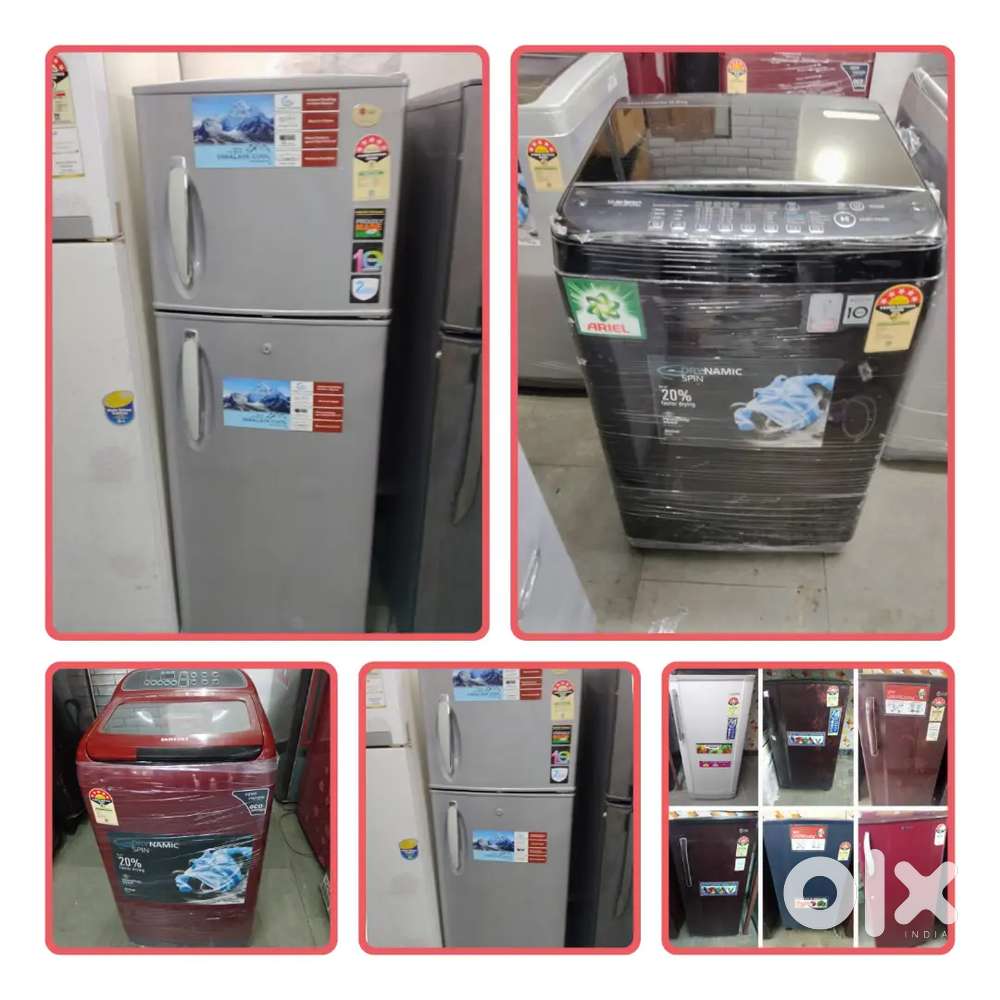 ## Just 2/3 year old fridge 5 year warranty washing Machine available