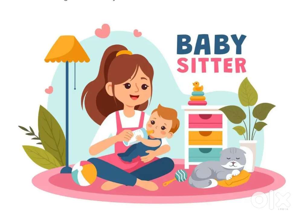 For Baby care looking young girl