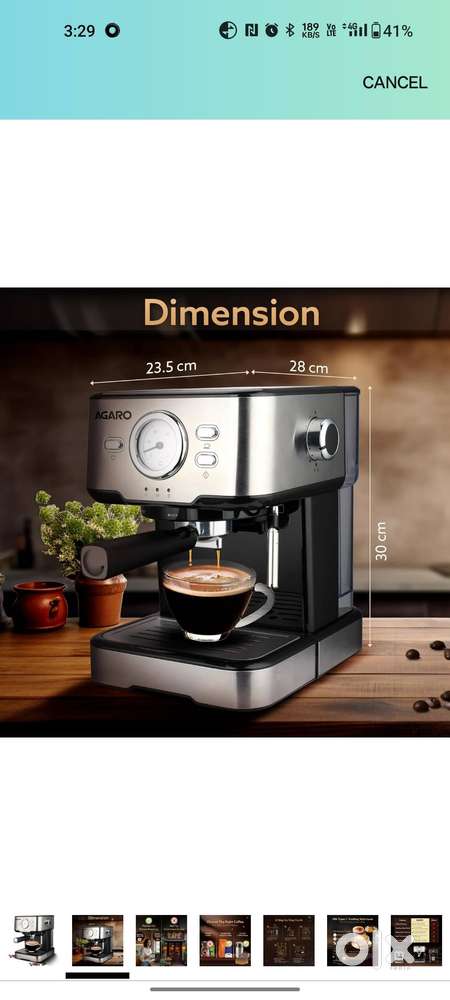 Agaro imperial coffee machine