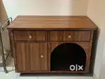 Custom Made Wooden Table with Storage