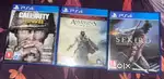 PS4 games Sekiro, Call of duty WWII and Assassin’s creed ezio
