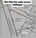 Residential NA PLOT FOR SALE VERNA near birla cross 520sqm @23k