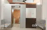 Wooden partion.