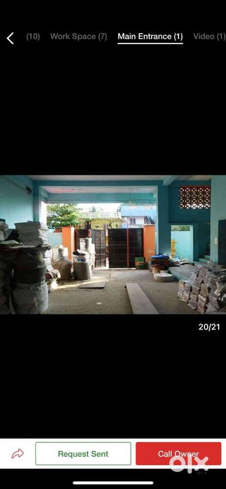 Rent for commercial space/warehouse