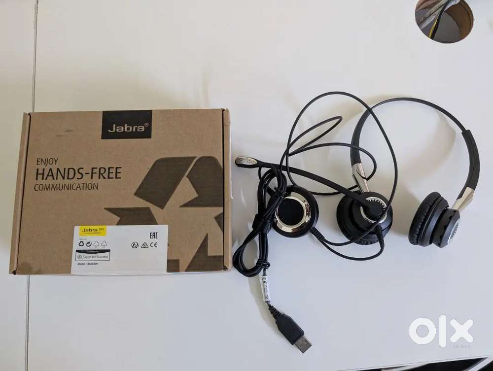 Jabra BIZ 2400 usb headphones with volume rocker
