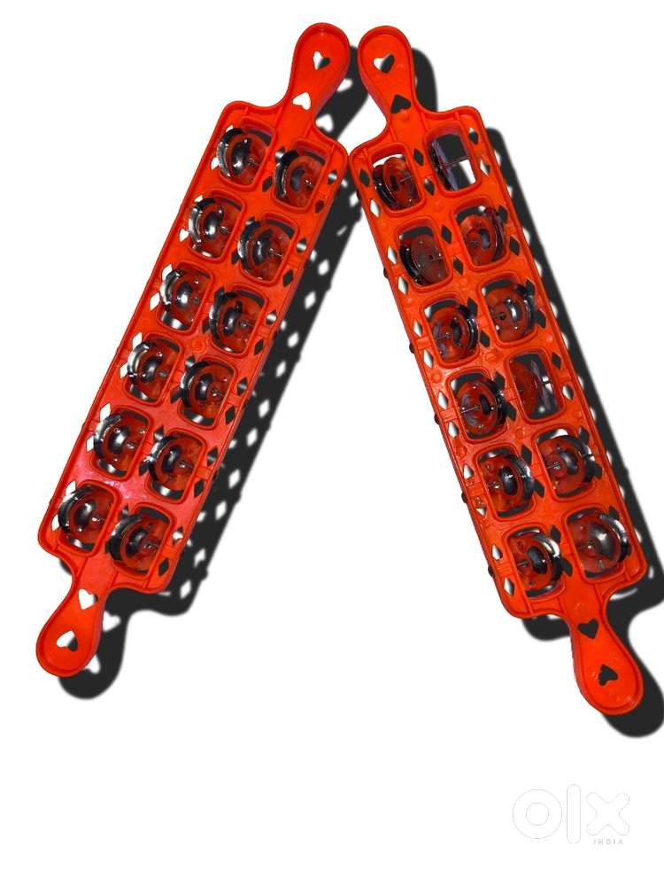 Handmade Indian musical 6 bells kartal instruments