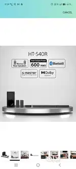 Sony HT S40R 5.1ch Dolby audio