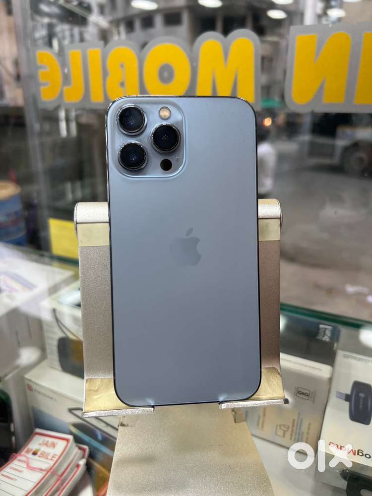 I phone 13 pro max 256 gb blue (jain mobile)
