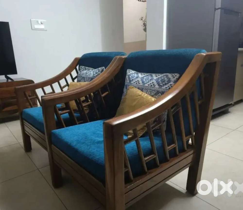 MP Teak 5 seater sofa