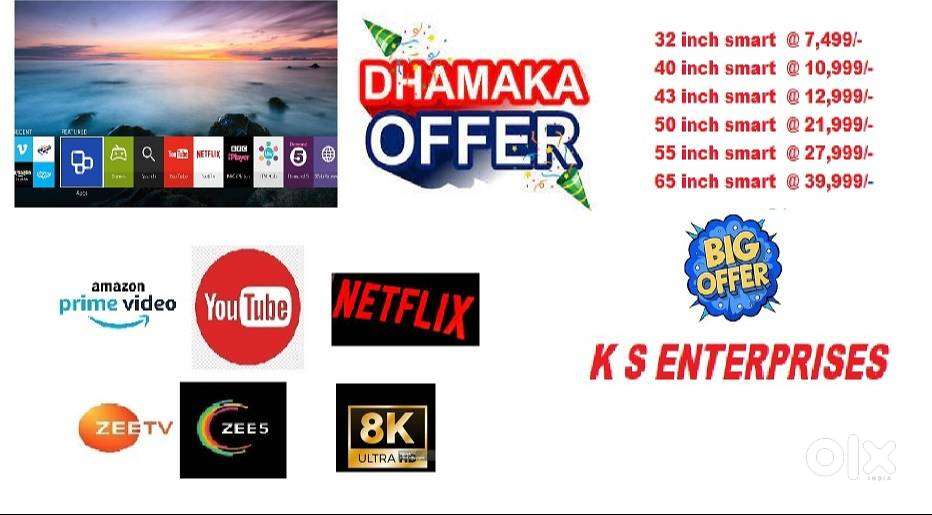 55 INCH SMART LED TV @ 27,999 /-