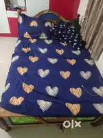 Moving out - Teakwood double bed for sale