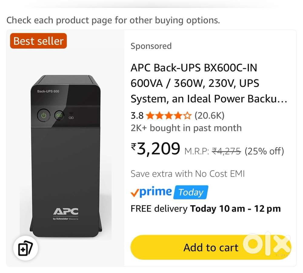 APC desktop UPS