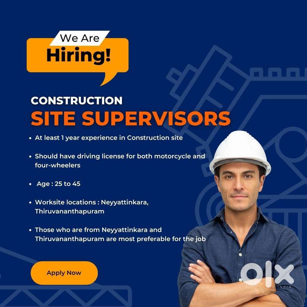 Site Supervisors job vacancy