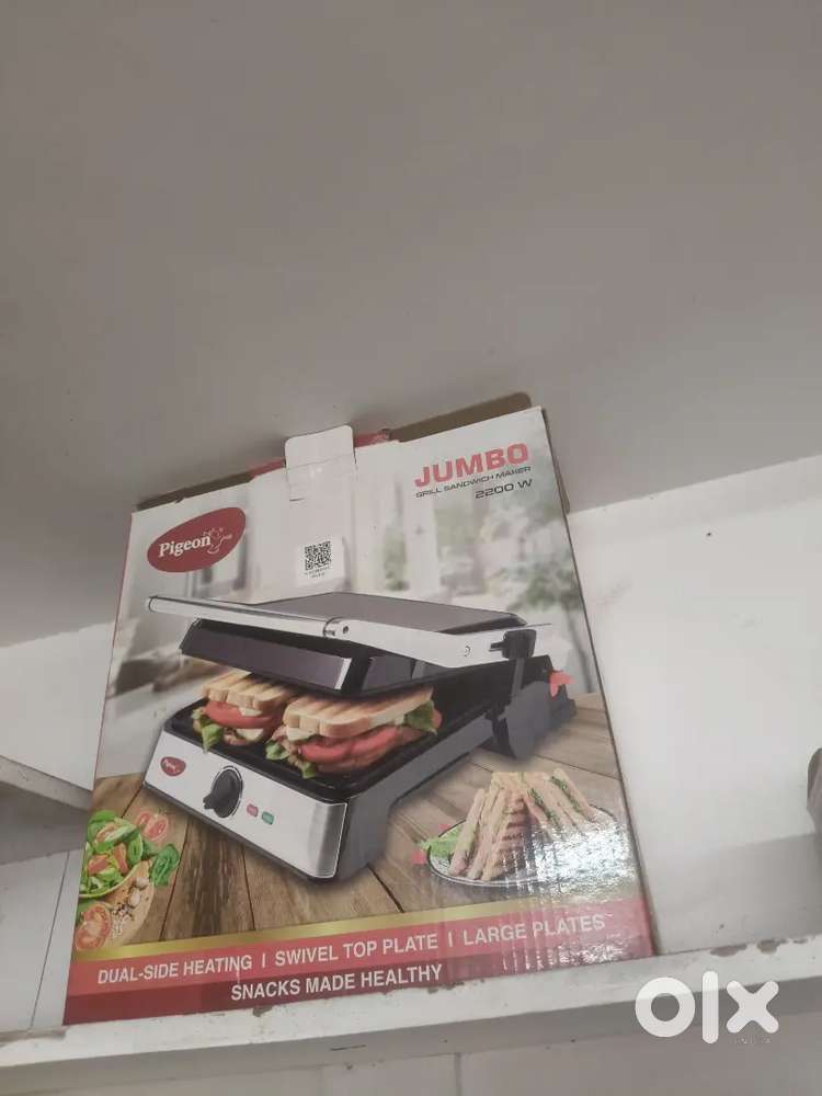 Unused Pigeon jumbo 2200watts sandwich maker for sale