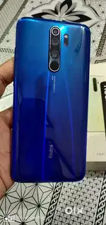 Mi note 8 pro 6/128 with original box and cover read description