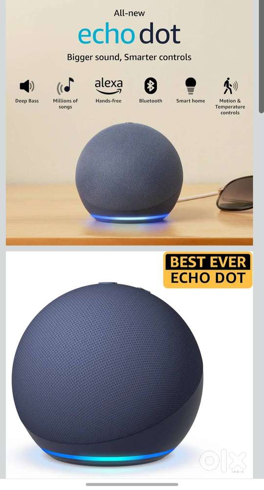 Amazon Echo Dot (5th Gen)  Smart speaker with Bigger sound, Motion De