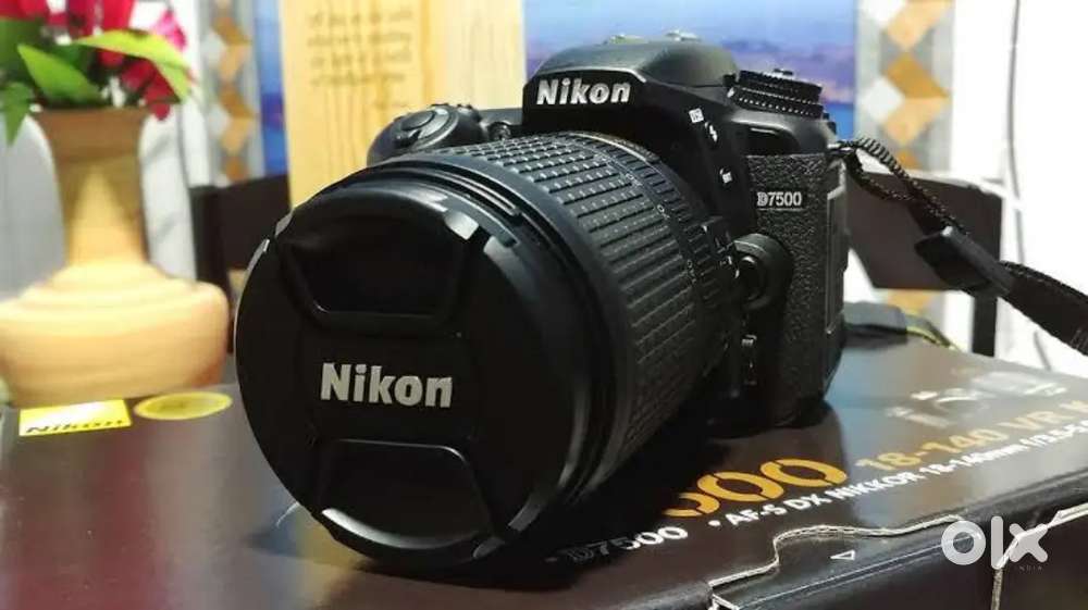 NIKON D7500 good condition with all accessories flash and tripod