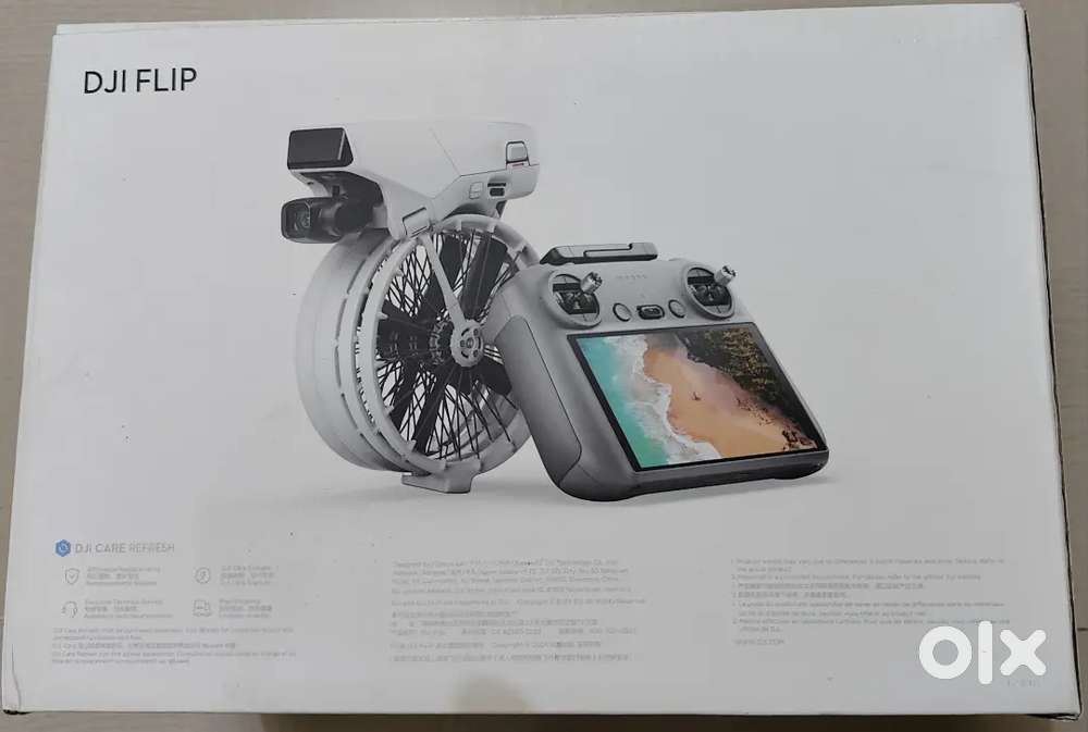 DJI Flip Drone – 3 Battery + Smart RC  Fresh unused