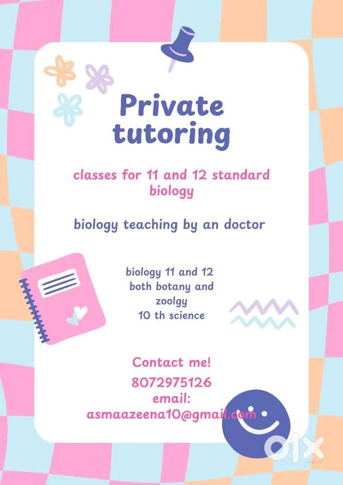 Biology teaching by doctor