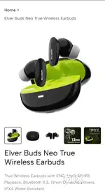 Elver Buds Neo True Wireless Earbuds