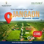 AT JANGAON Rs.2,700/- SQ YARD FARMPLOTS ON WARANGAL HIGH-WAY SPOT REG.