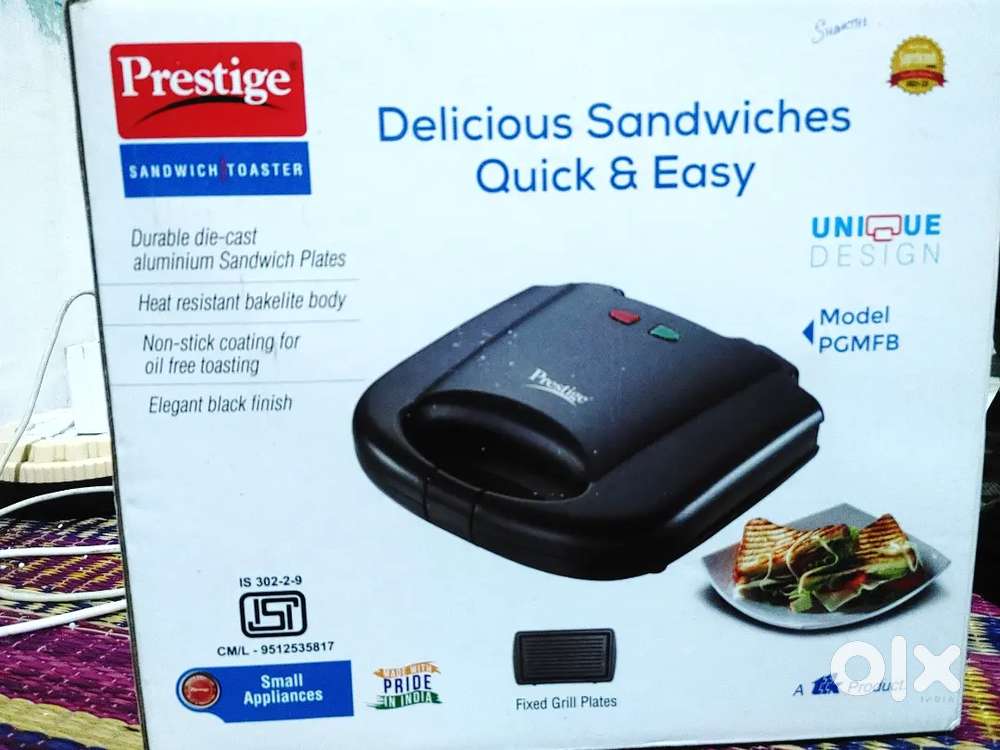Apollo gifted PRESTIGE toaster.not used notopenedfreshpiece brand new.