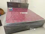 Factory price sale queen size cot with mattress with free delivery