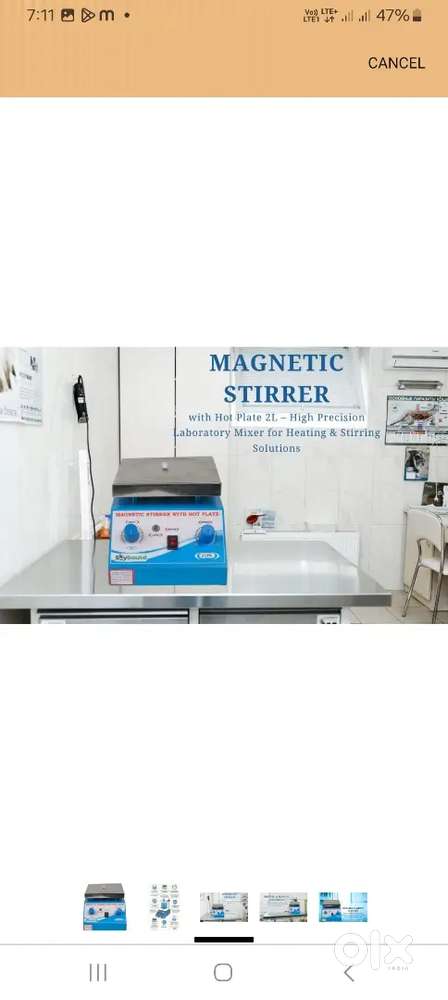 Magnetic Stirrer with Hot plate