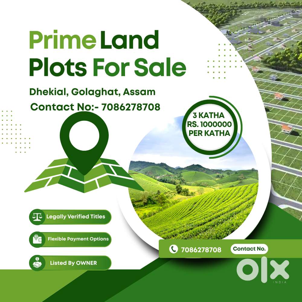 3 Katha Land Plot for sale In Dhekial