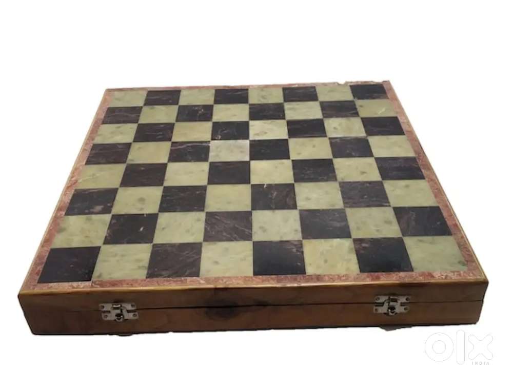Hand made soft stone marble chess 12×12