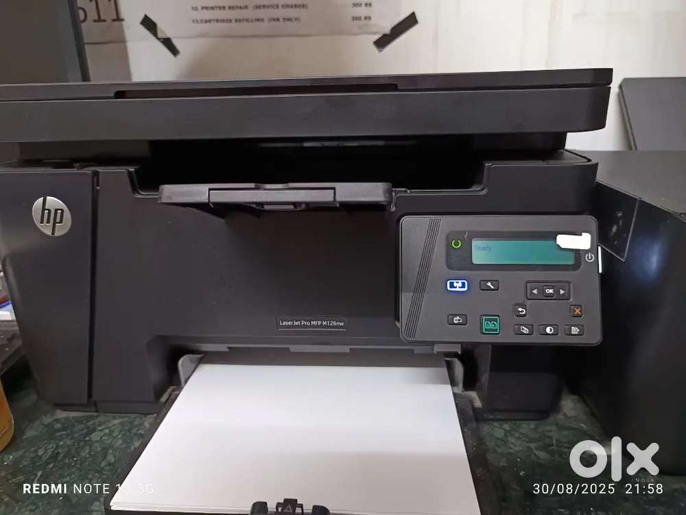 Hp laserjet 126nw wifi and lan printer like new only 1000 print done