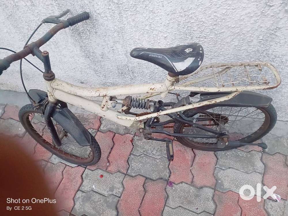 Shock absorber and jumping spring at middle